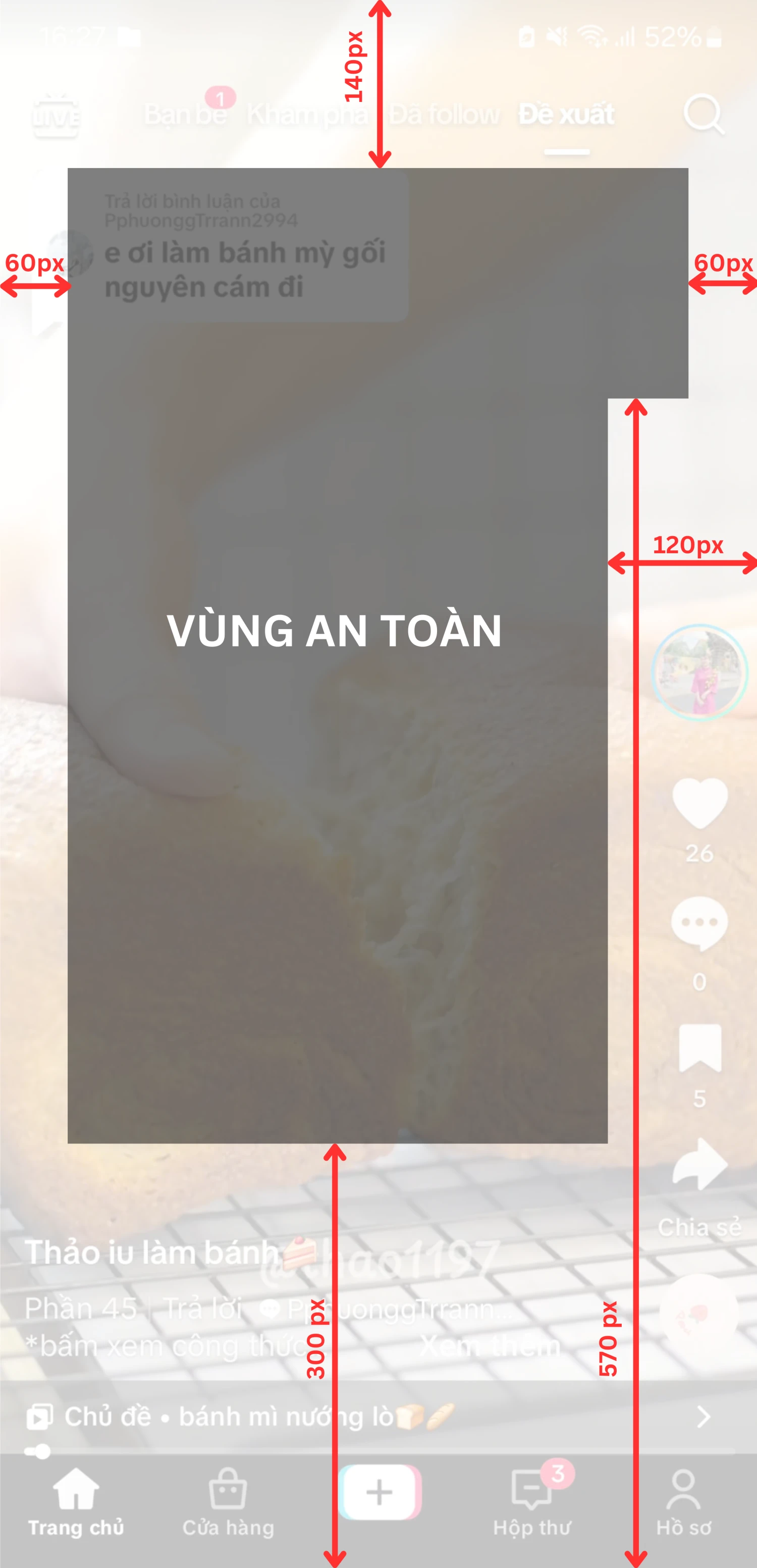 vùng an toàn tiktok